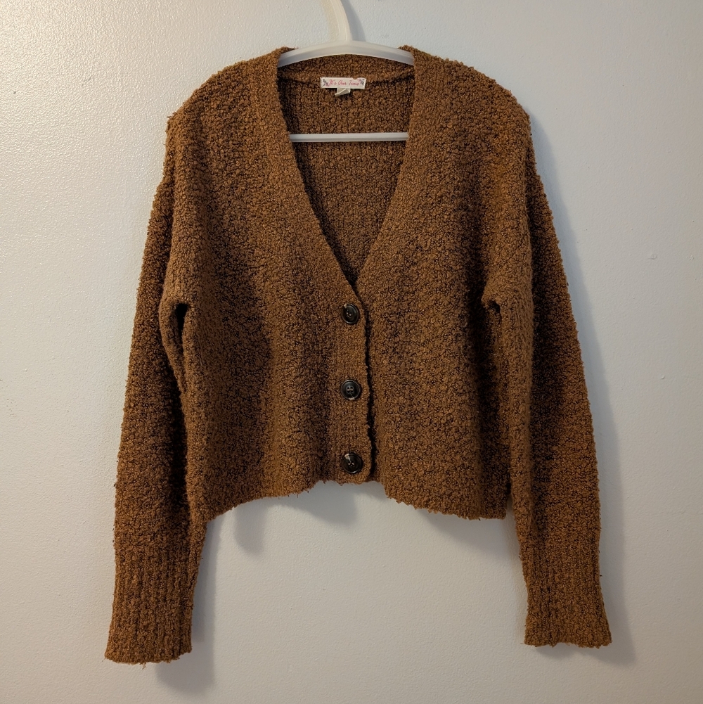 It's Our Time - Long sleeve Button Front Cardigan